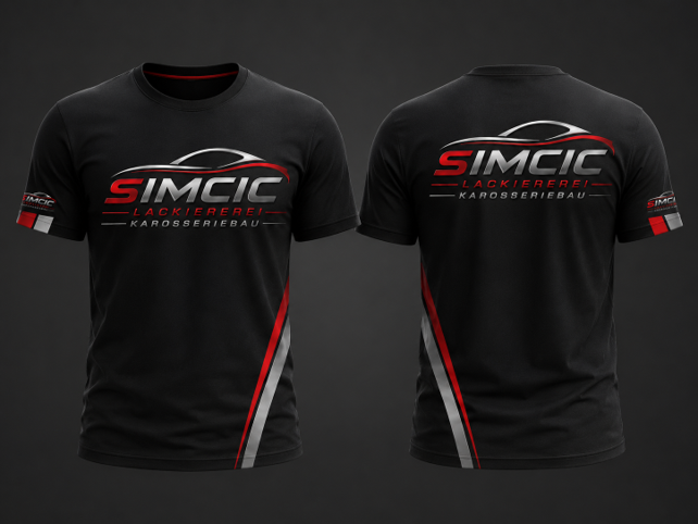 SIMCIC Teambekleidung mit Firmenlogo